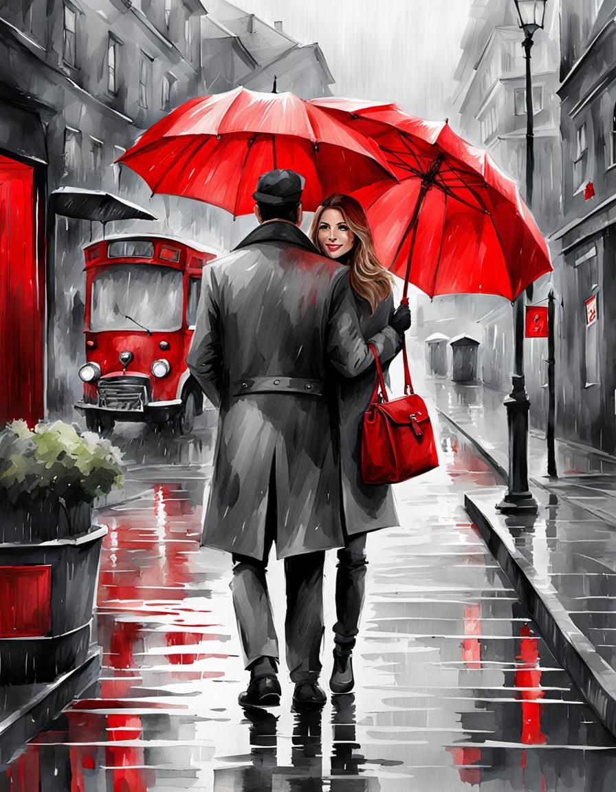 Salker in Zona:1.5 in Rainy Digital Watercolor