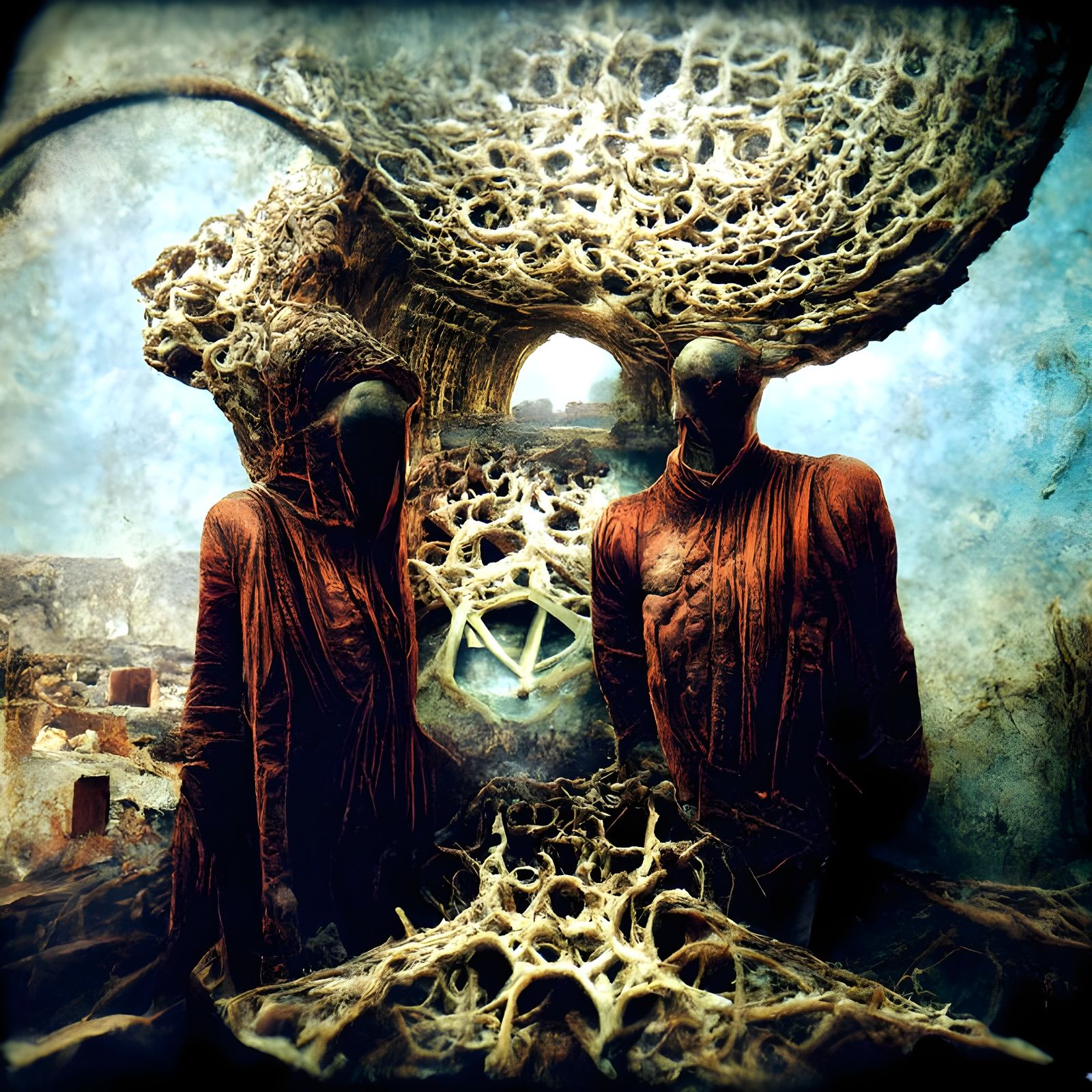 Psychedelic Entanglement: An Artistic Rendition