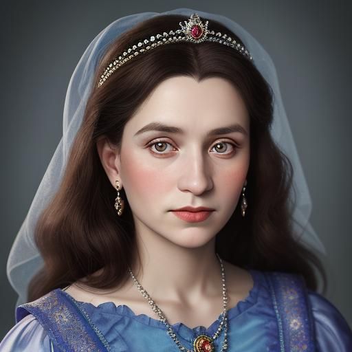 Princess Anastasia Holszanska: Feudal Era Portrait