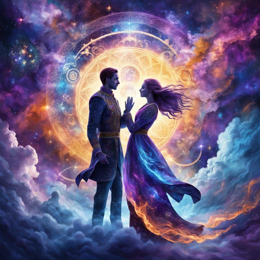 Cosmic Zodiac Lovers in Holographic Glory