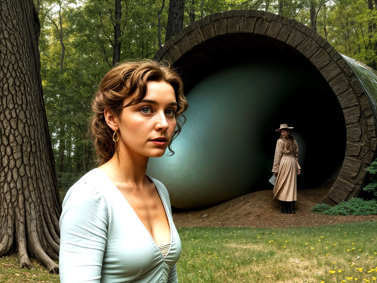 Hyperreal Zero Sum Game: Magical Realism Painting