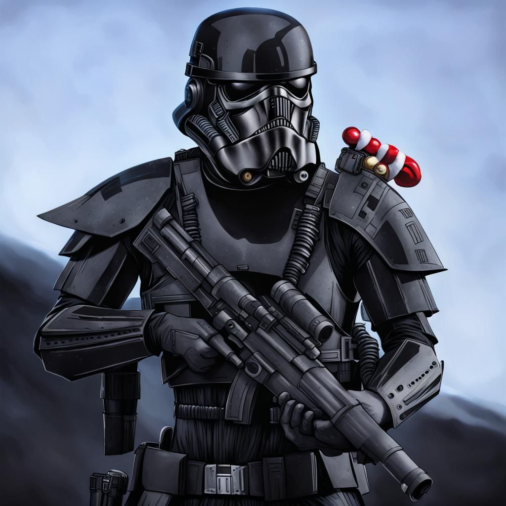 Death Trooper Getting Festive
