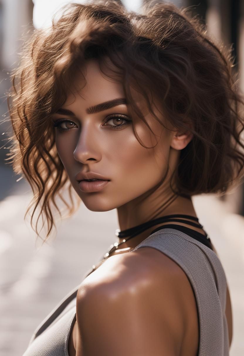 Colonial Street Scene: Realistic Watercolor Portrait