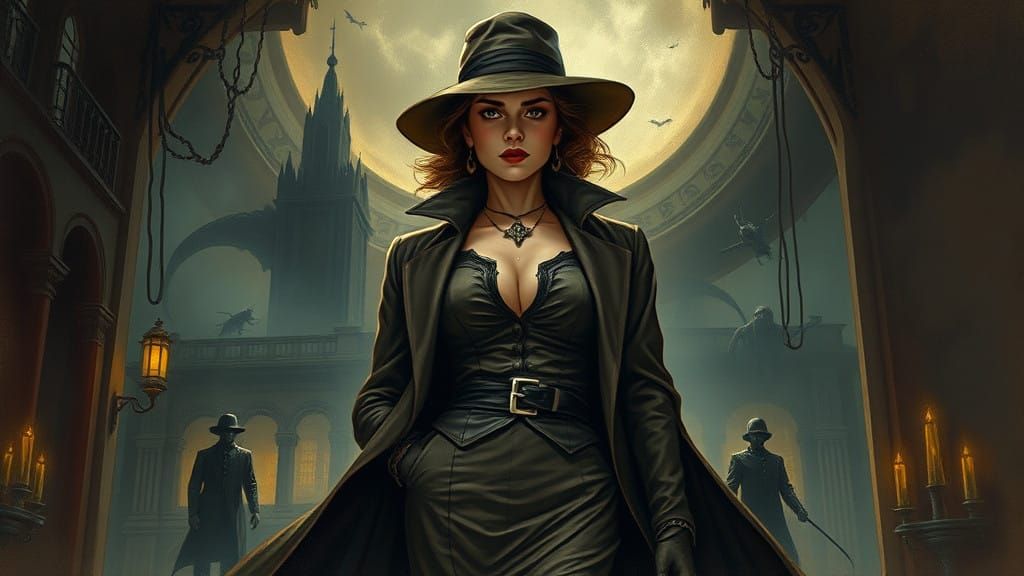 Mysterious Call of Cthulhu Siren in Dark, Eerie Atmosphere