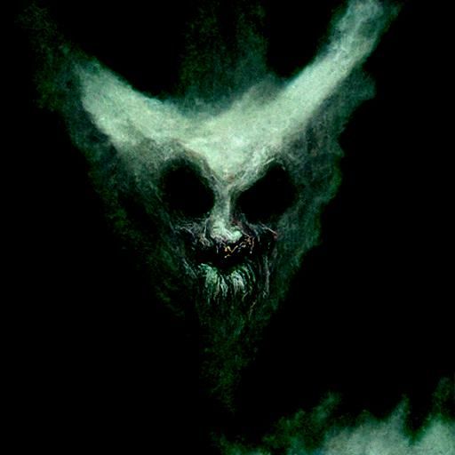 Sinister Death Demon in Barren Landscape