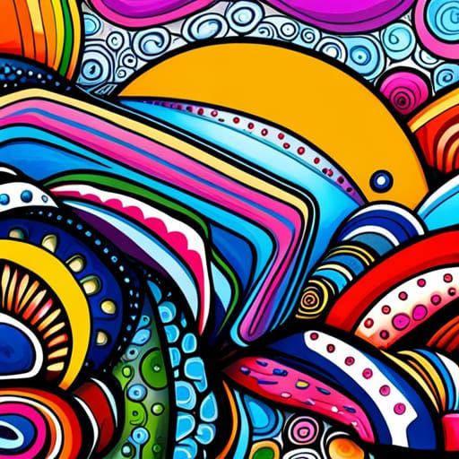 Psychedelic Submarine and Blue Meanies in Atlantis