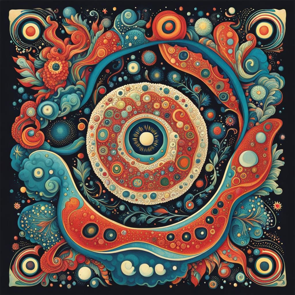 Abstract Amoeba: Ever-Changing Form