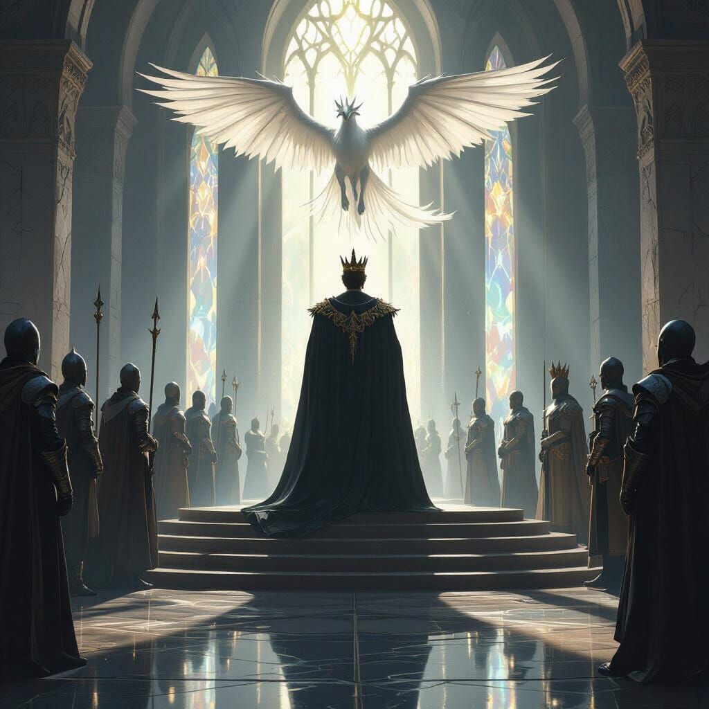 Bastian Crowned in Fantasia, Epic Fantasy Realism