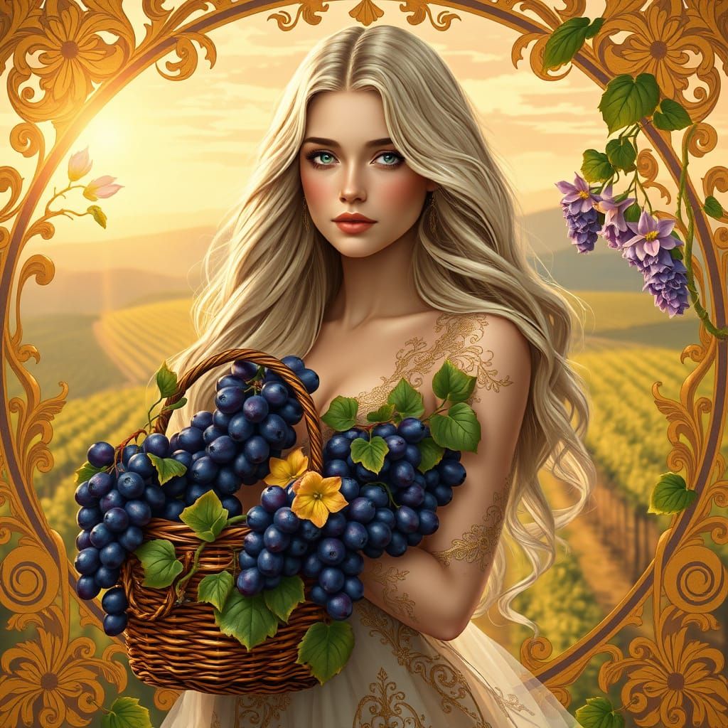 Sunrise Maiden of the Grape Fields