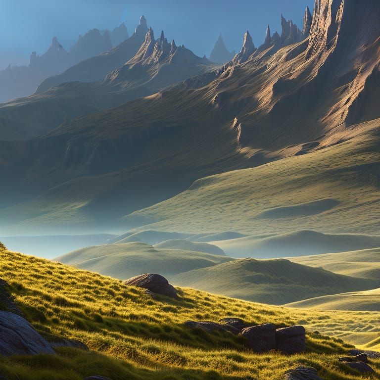 Fantastical Universe: Detailed Matte Painting in 8K