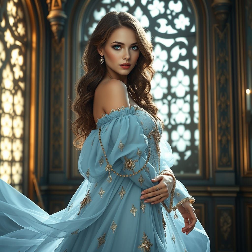 Ethereal Beauty in a Fantasy Realm