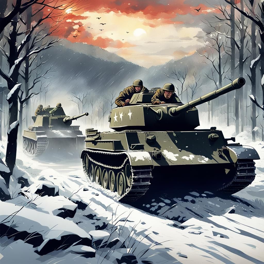 Battle of the Bulge: Anime-Style Manga Scan