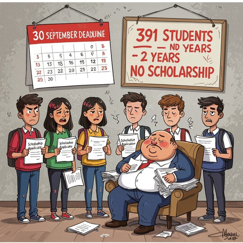 College Students Protest Unfair Scholarship Process