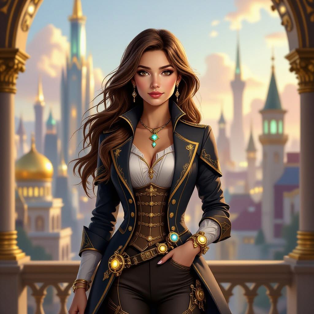 Piltover Woman in Arcane Style from League of Legends