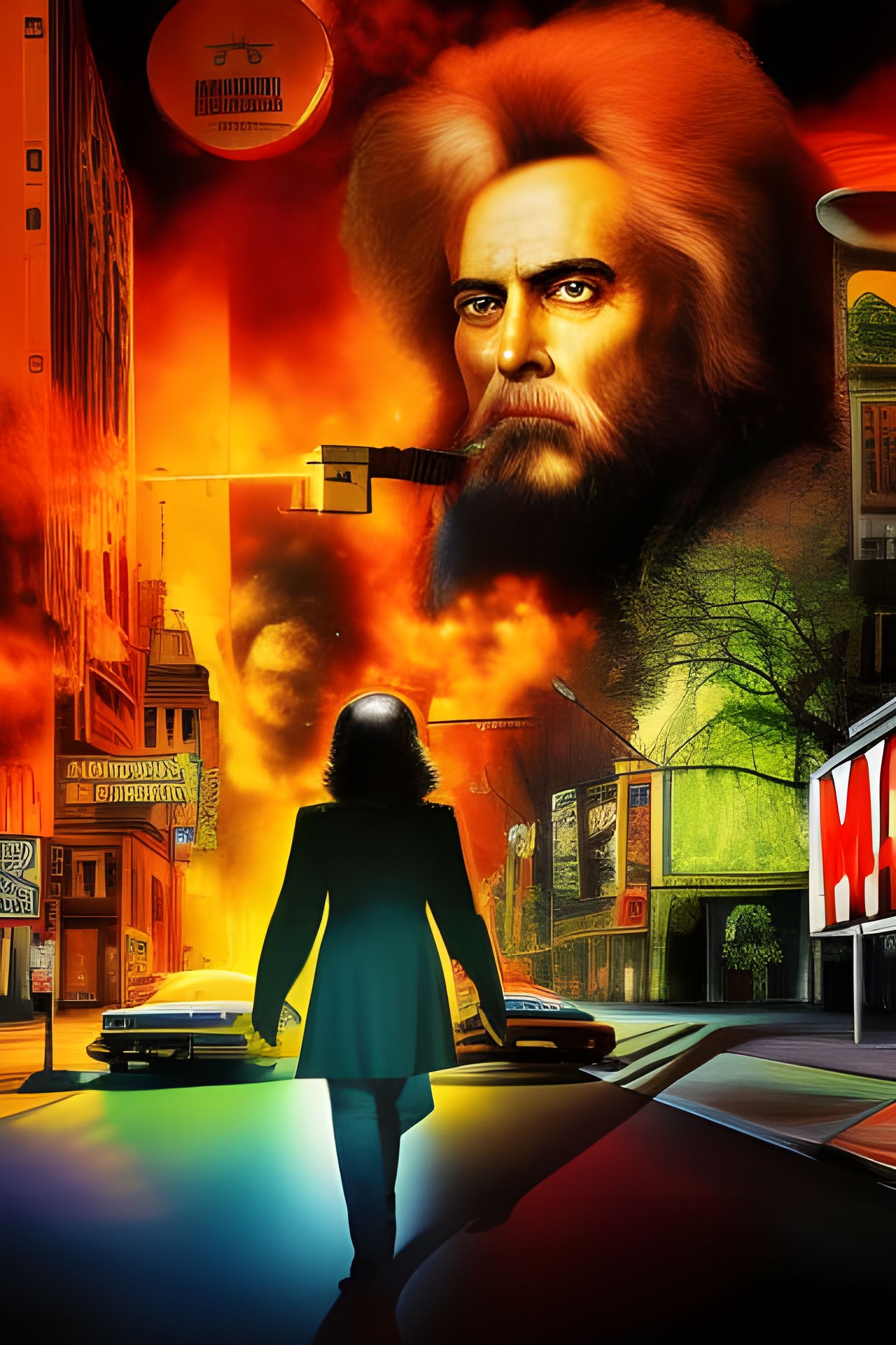 Hyperrealistic Portrait of a Madman in HDR