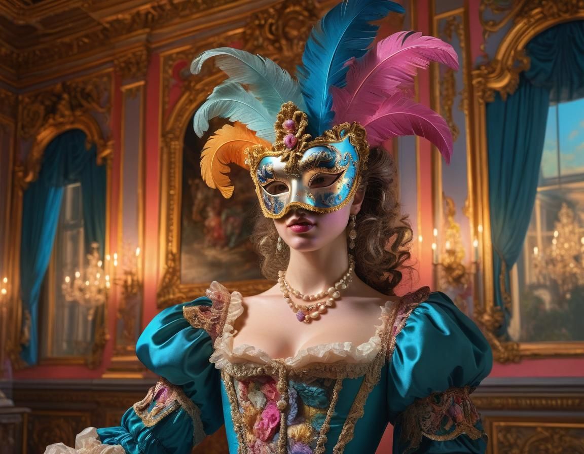 Extravagant Masquerade Ball in Baroque Palace