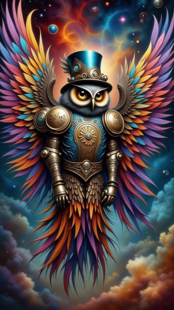 Steampunk Owl  #2