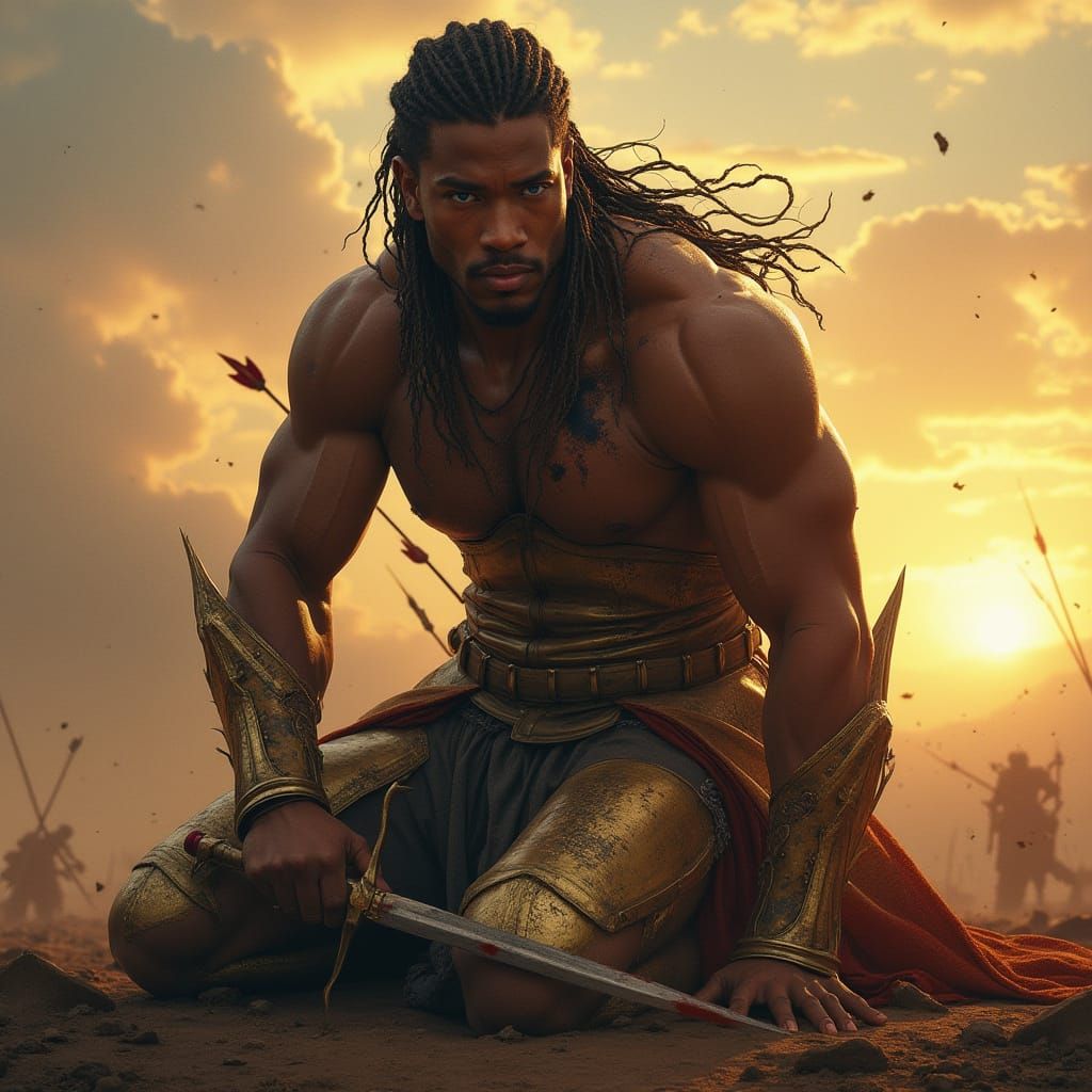 Cyberpunk Warrior God Unbroken