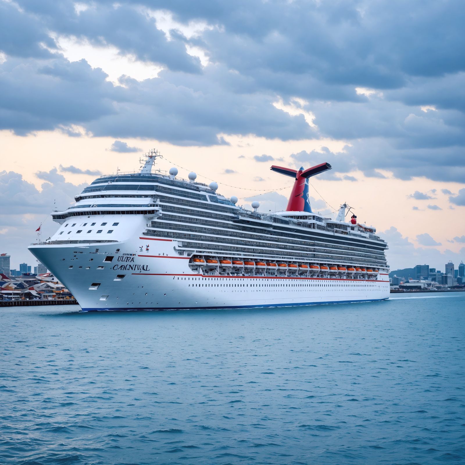 Spectacular Cruise Ship in Hyperrealistic Detail