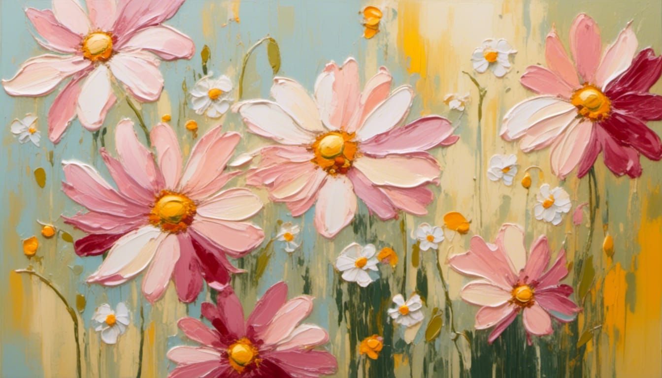 Floral Impressionism: An Award-Winning Impasto Masterpiece