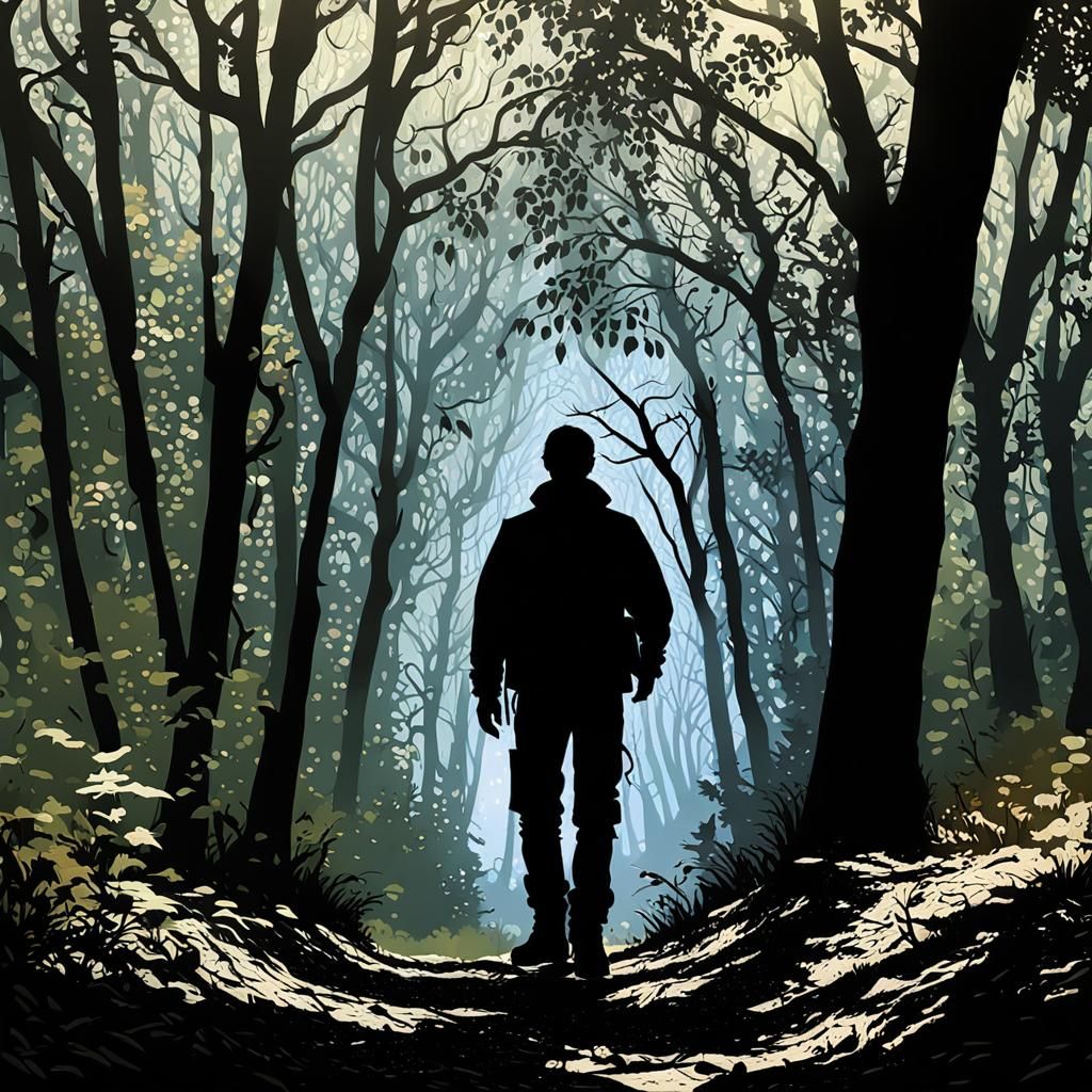 Loran Hawke Portrait in Dense Forest Light