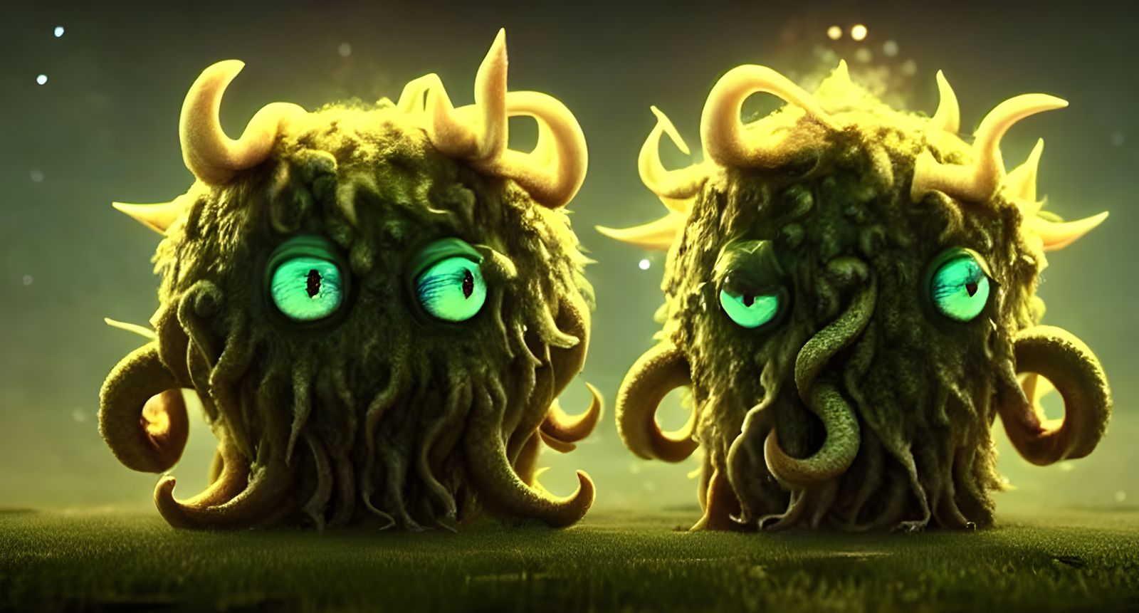 Cute Fluffy Cthulhu and Mythical Deities