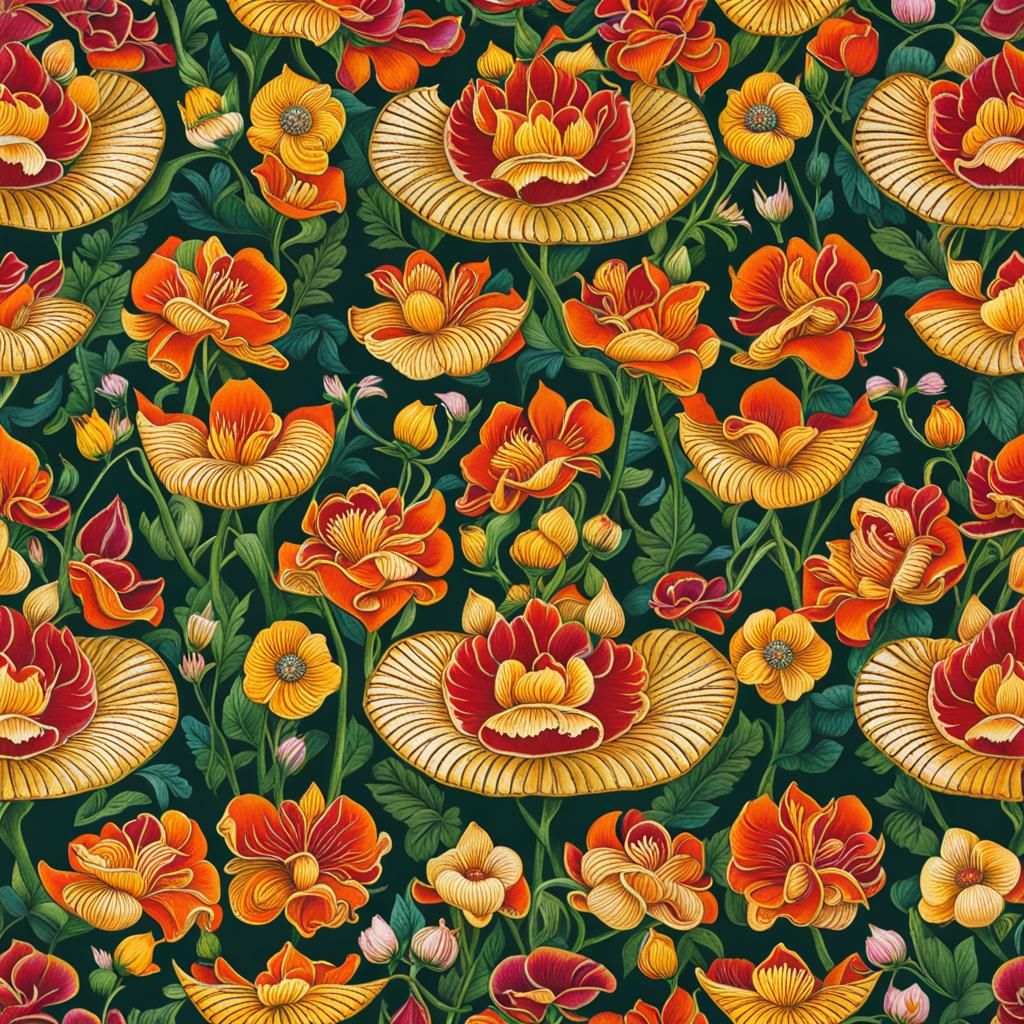 Blooming Tibetan Bell Flowers