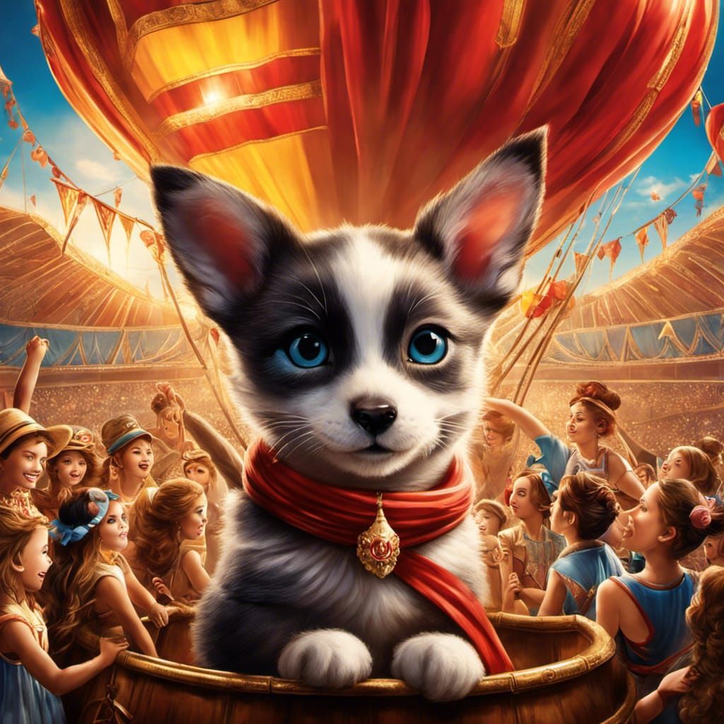 Kittens and Puppies Circus Dream: Acrobatic Fantasy