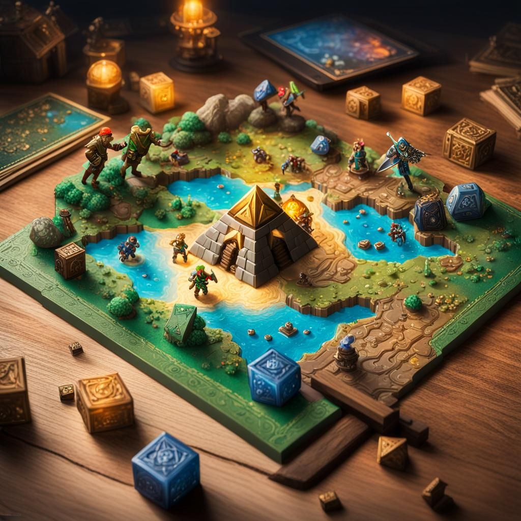 Legend of Zelda Tabletop Game with Miniatures