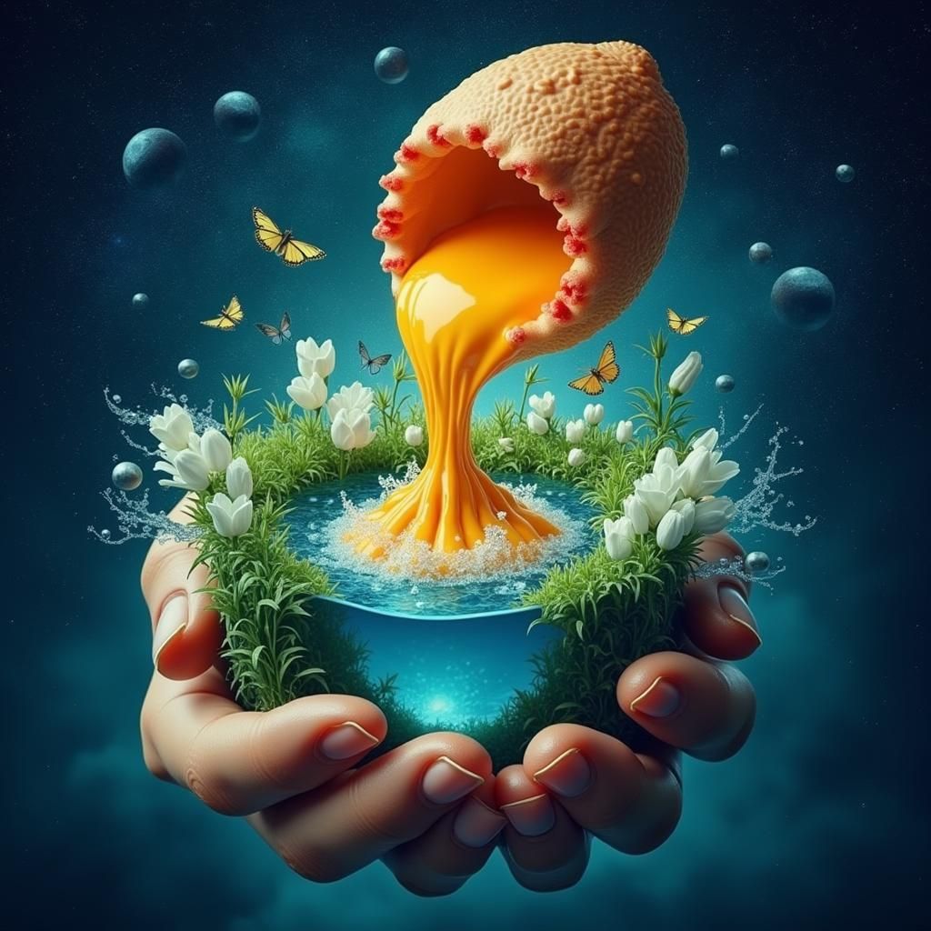 Surreal Cosmic Dreamscape Anomaly Among the Stars