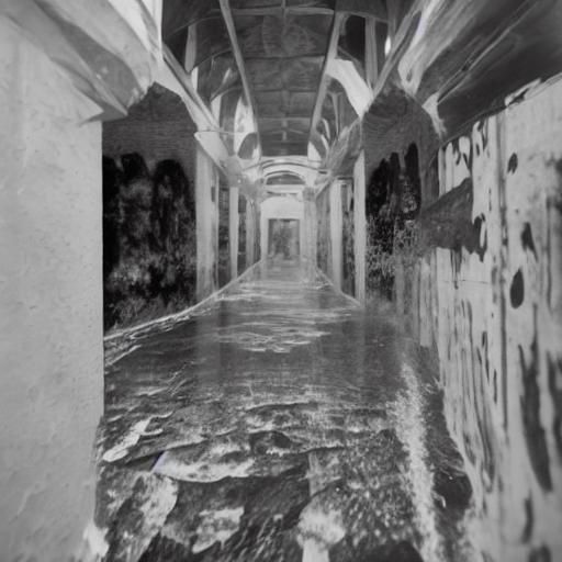 Terrifying Gothic Horror Creature in Stormy Night