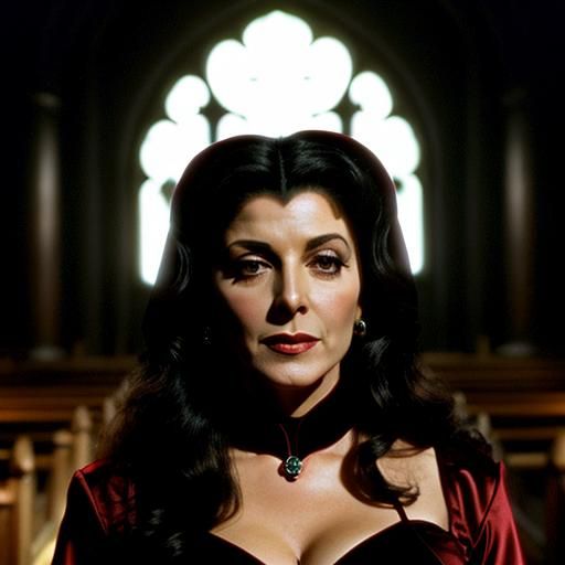 Deanna Troi as Dracula in Cathedral