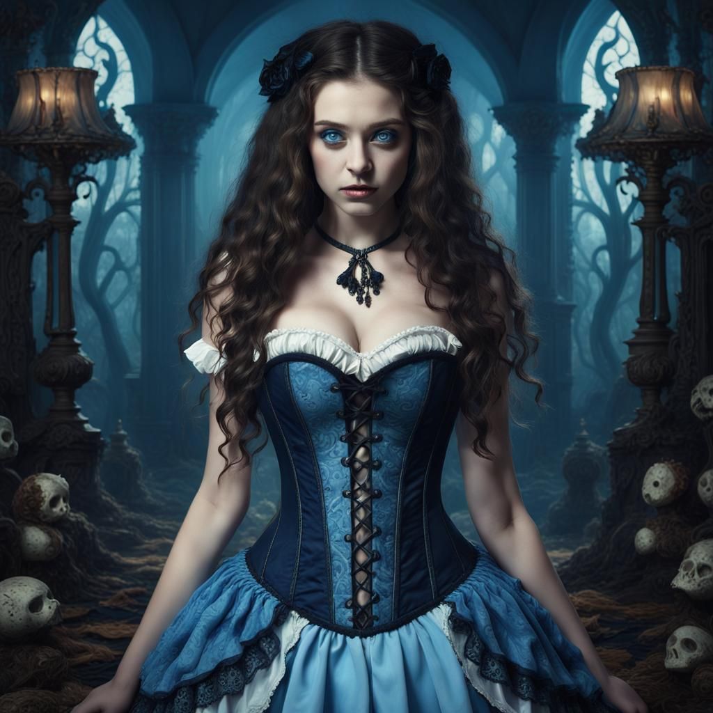 Alice in Wonderland with Gothic Surreal Twist