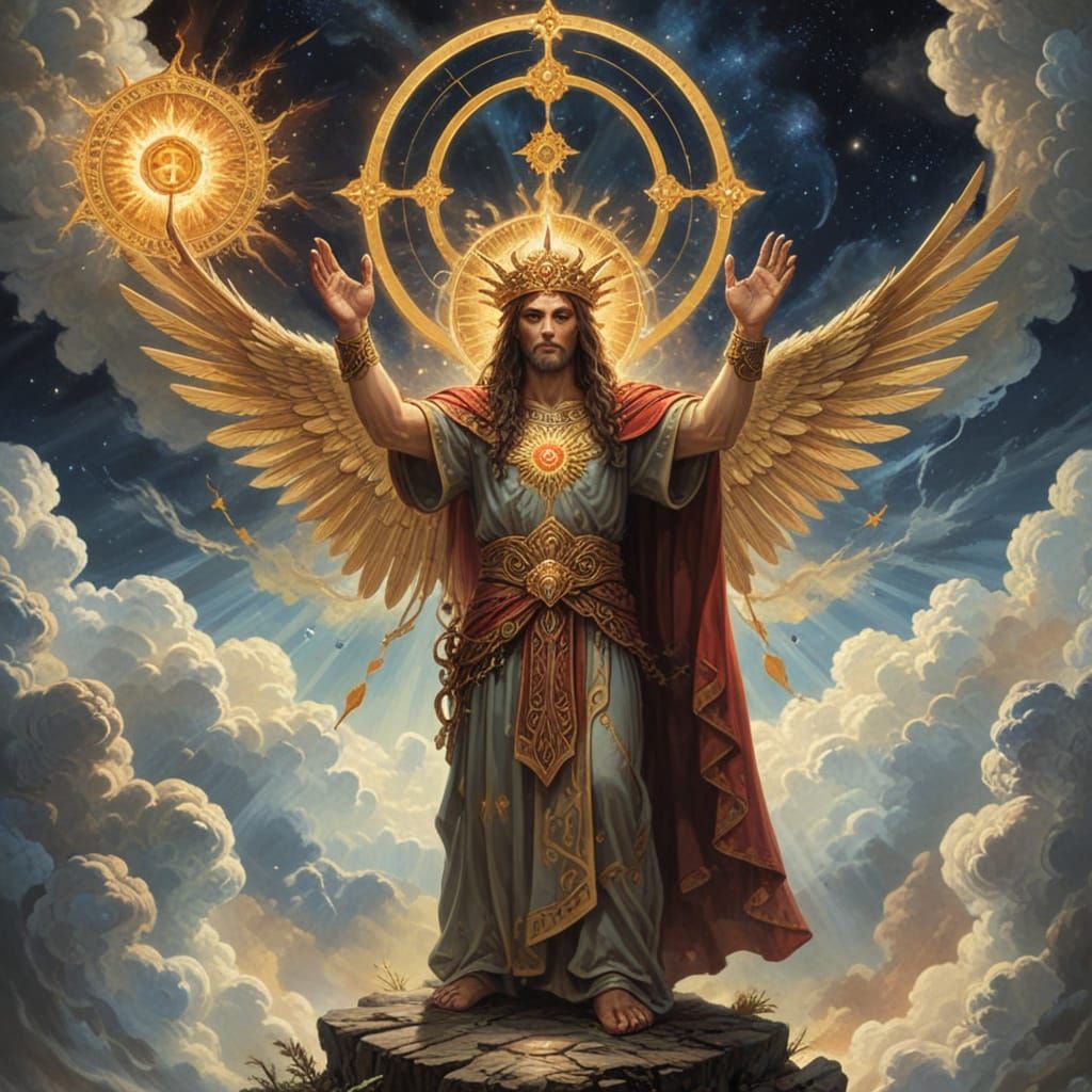 Abstract Omniscient Eye: AI Generated Art