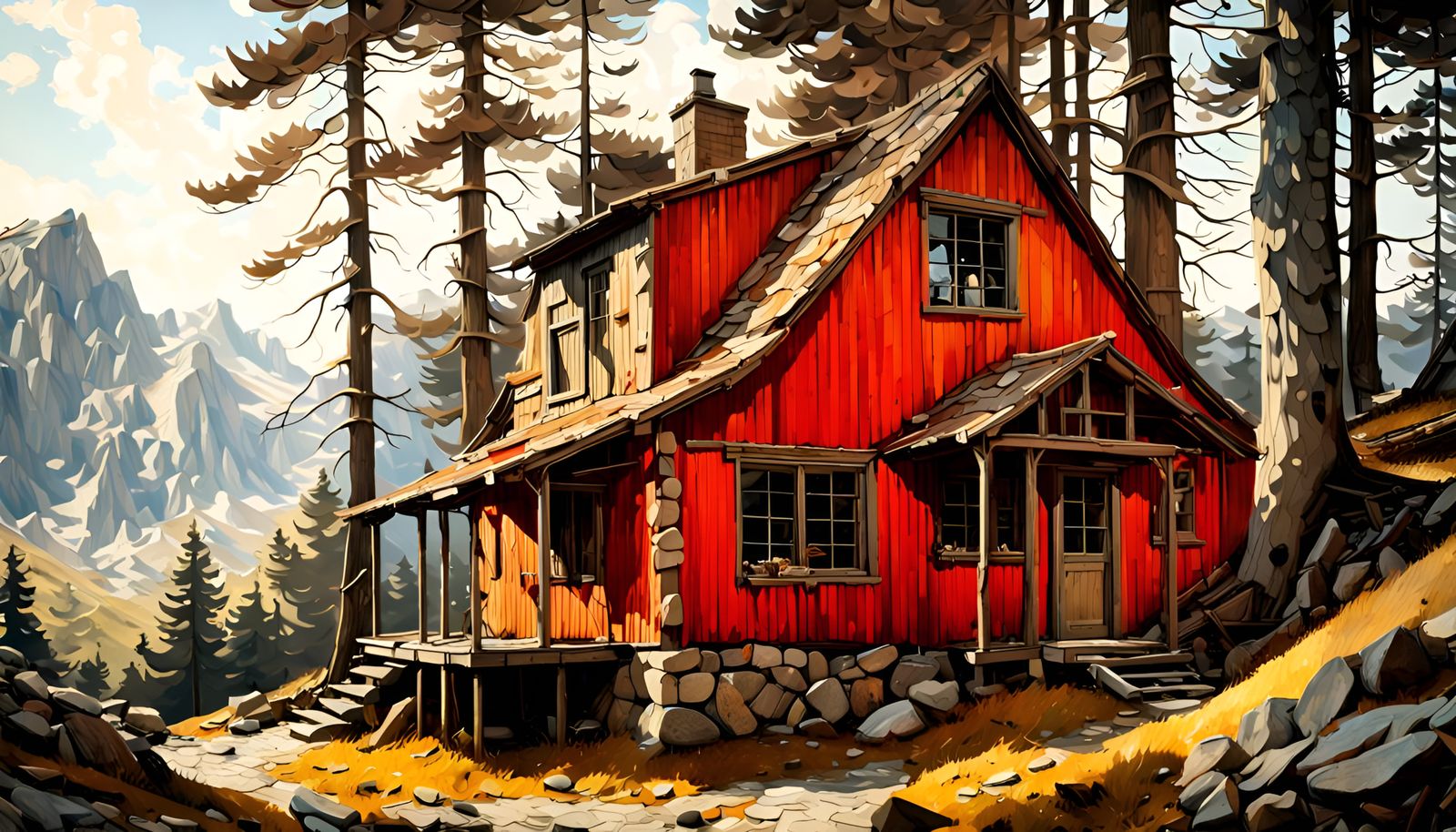 Up On Red Cabin Ridge