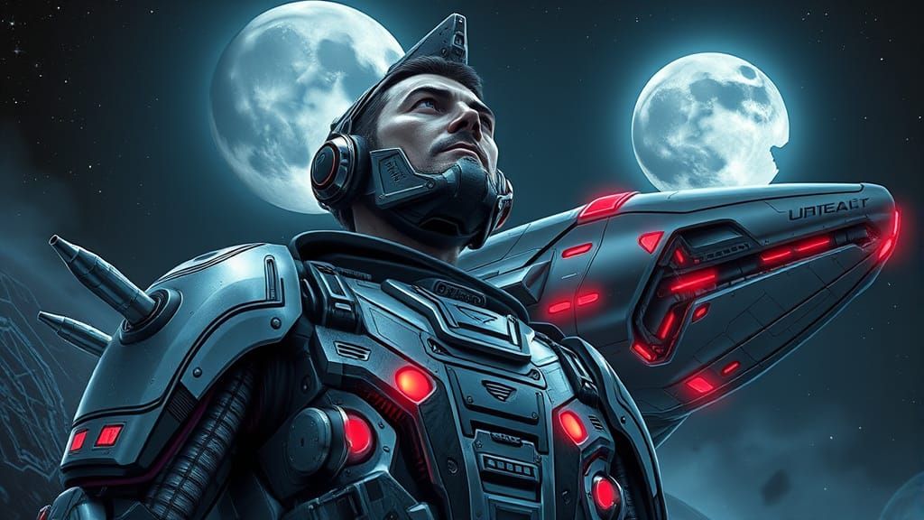 Cyberpunk Ahab in Space, Otomo-Inspired