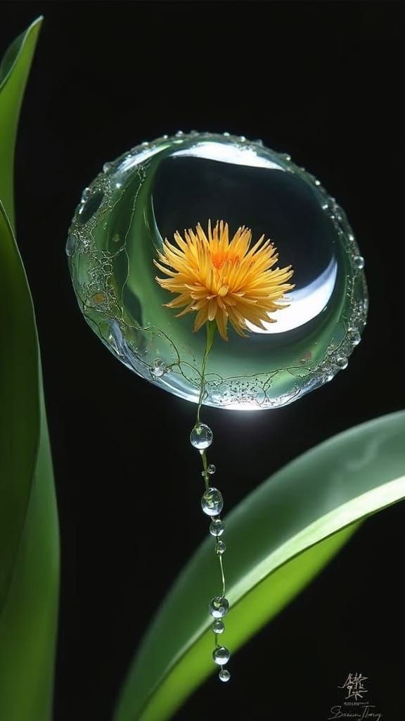 Ethereal Coral Sculpture with Crystal Details