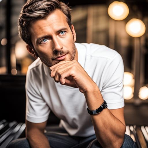 Cyborg Space Pirate Steampunk Portrait