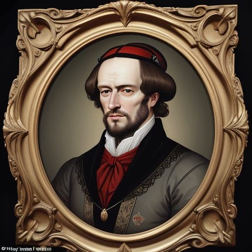 A rare portrait of William Carey, husband of Mary Boleyn, ha...