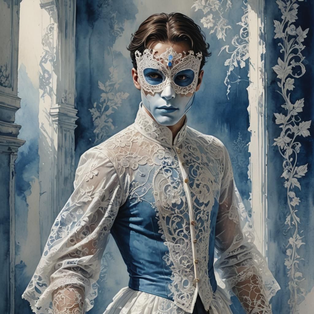 A Guy with a lace mask...2