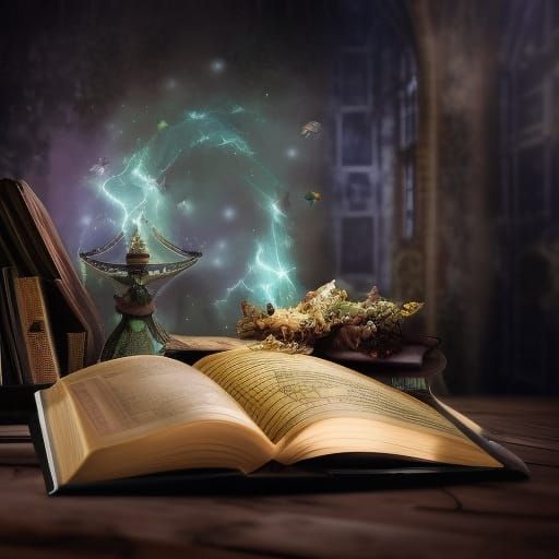 Fantasy Fairycore Hand Writing Magic Spells