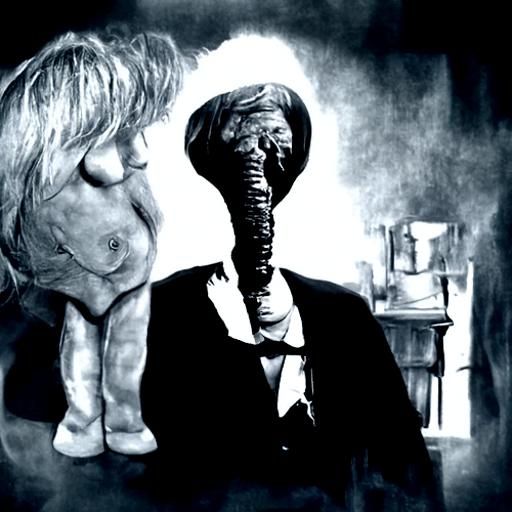 Surreal Portrait Inspired by David Lynch's Elephant Man