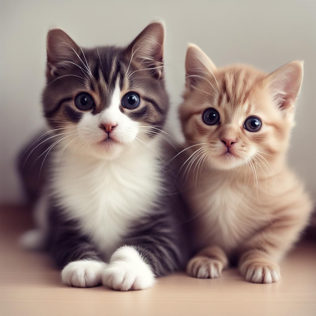 Awww: AI-Generated Image of Kittens