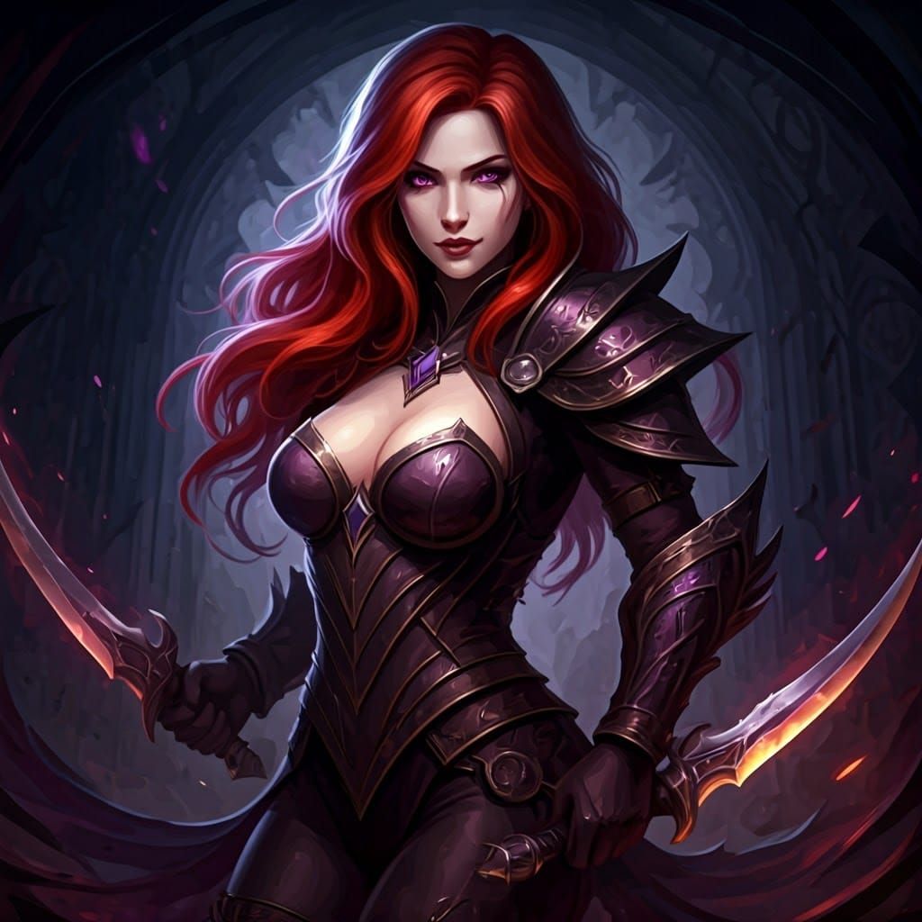 Lyra Vex: Charismatic Trickster in Dark Fantasy Style