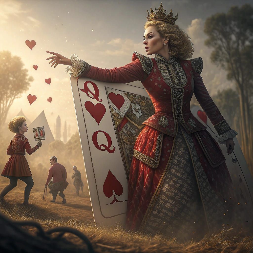 Epic Female Warrior Stretches to Save Brave Alice in a Drama...