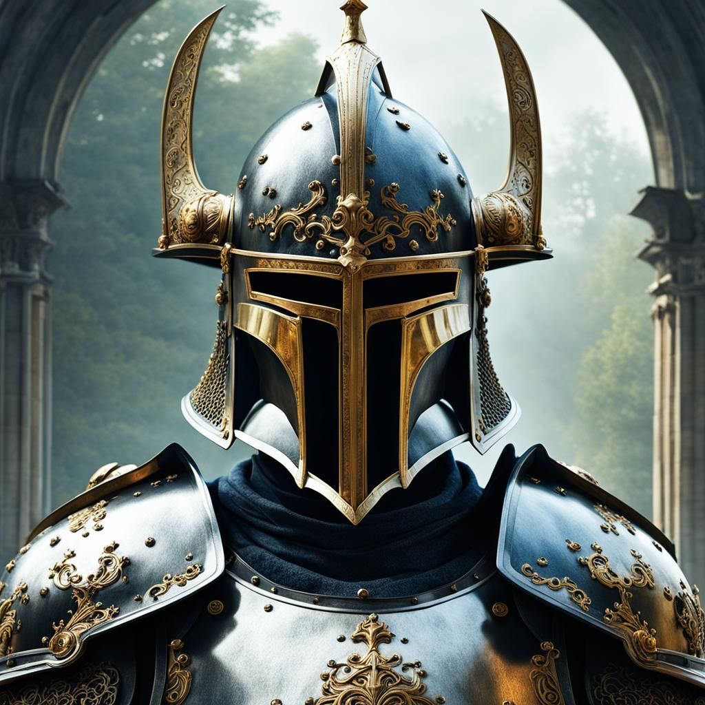 Warfare Epic Medieval Knight Helmet 🏰💫⚔️