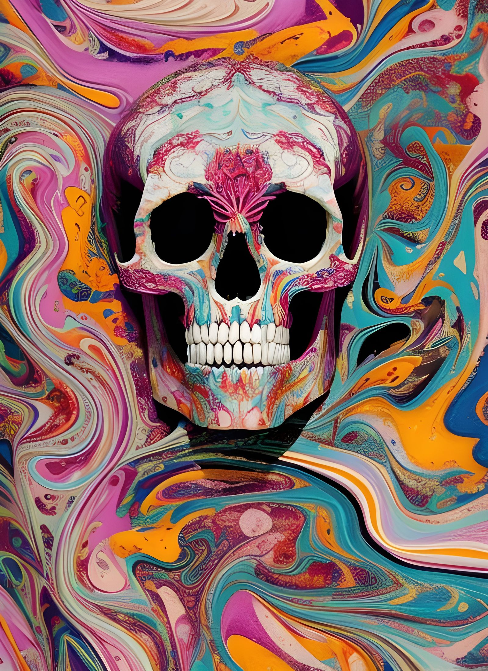 Tie Die Cranium