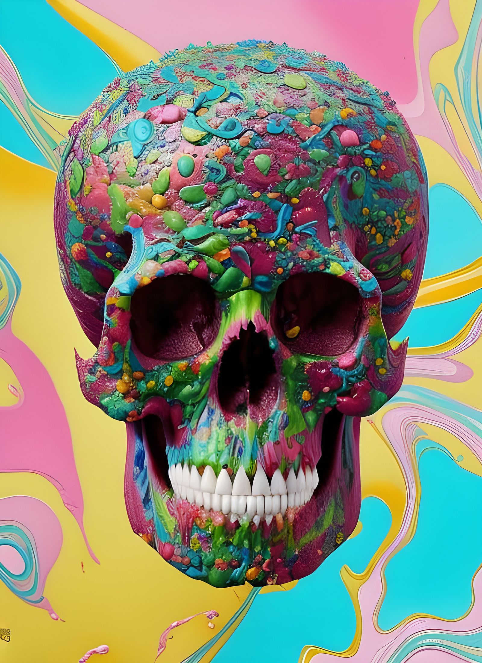 Chewing Gum Skull