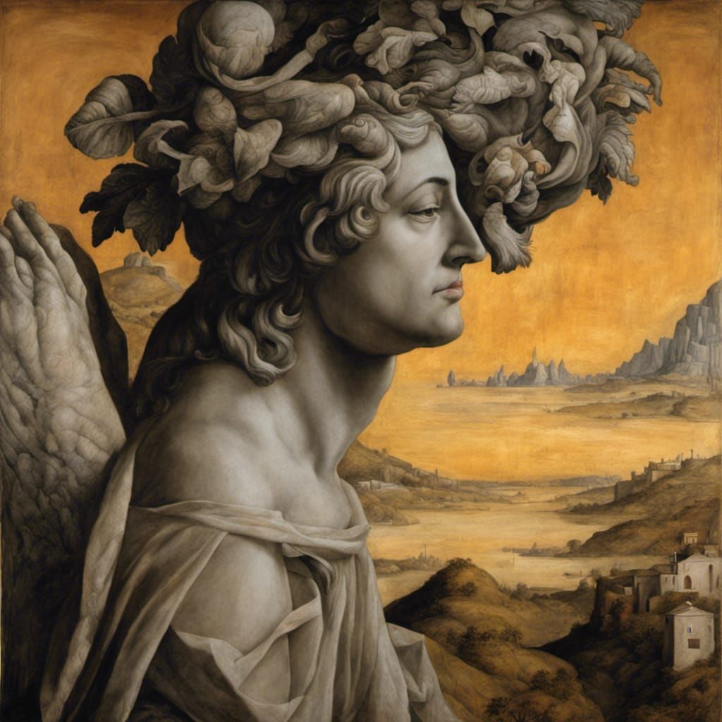 Renaissance Inspired Composition in Mantegna Style