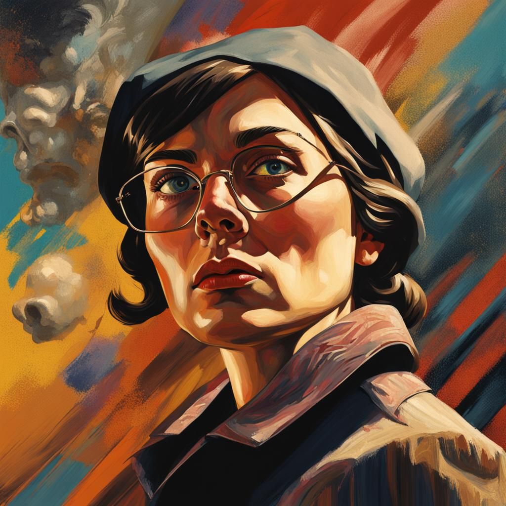 1960s Spy Portrait in Hyperrealistic Style